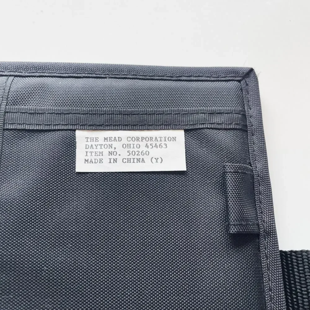 Vintage Mead Five Star Student Day Planner Black